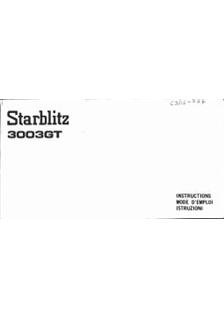 Starblitz 3003 GT manual. Camera Instructions.